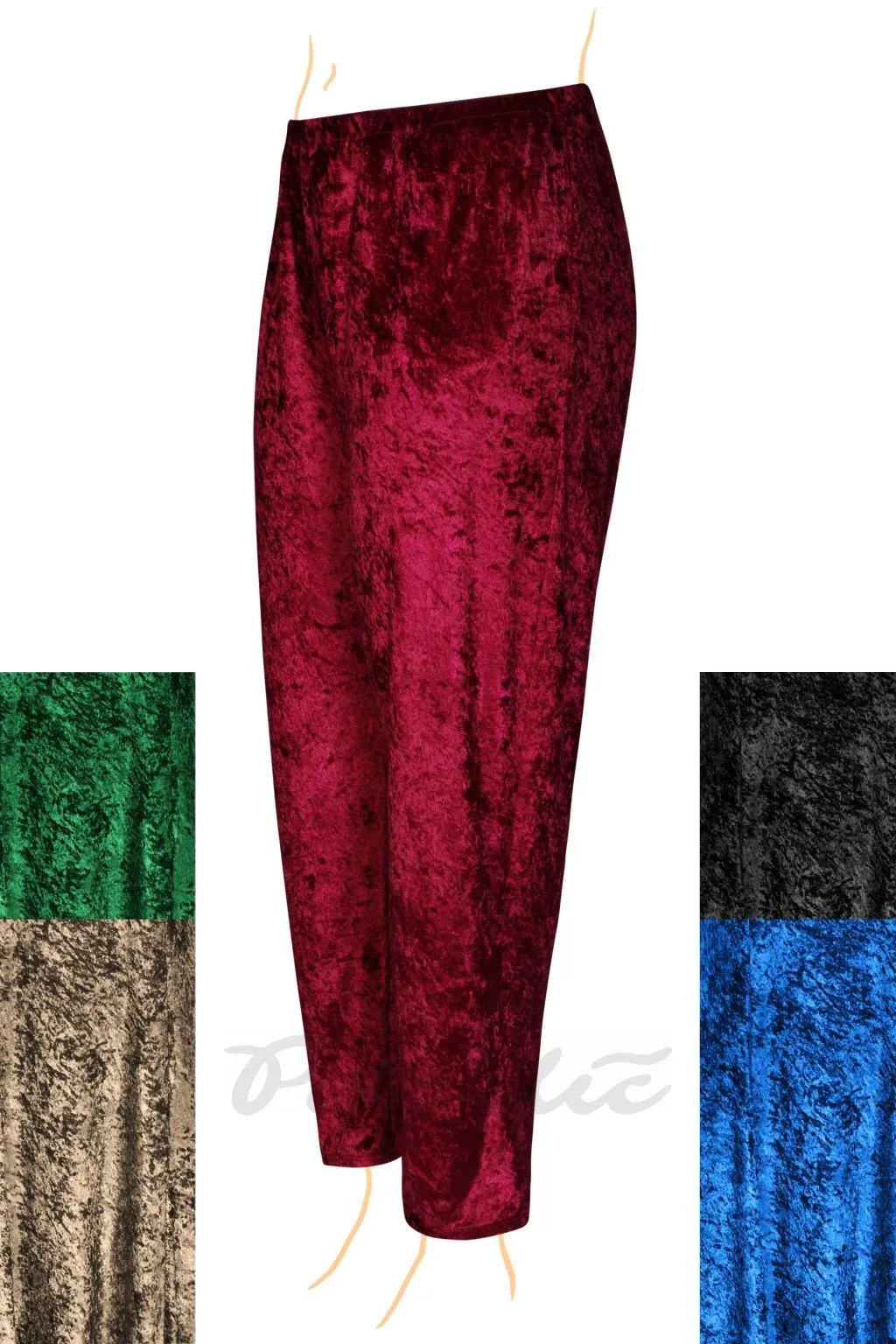 Pohodlné sametové kalhoty JUDITA - více barev