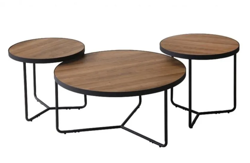 DEMETER II sada 3 ks konferenčních stolků