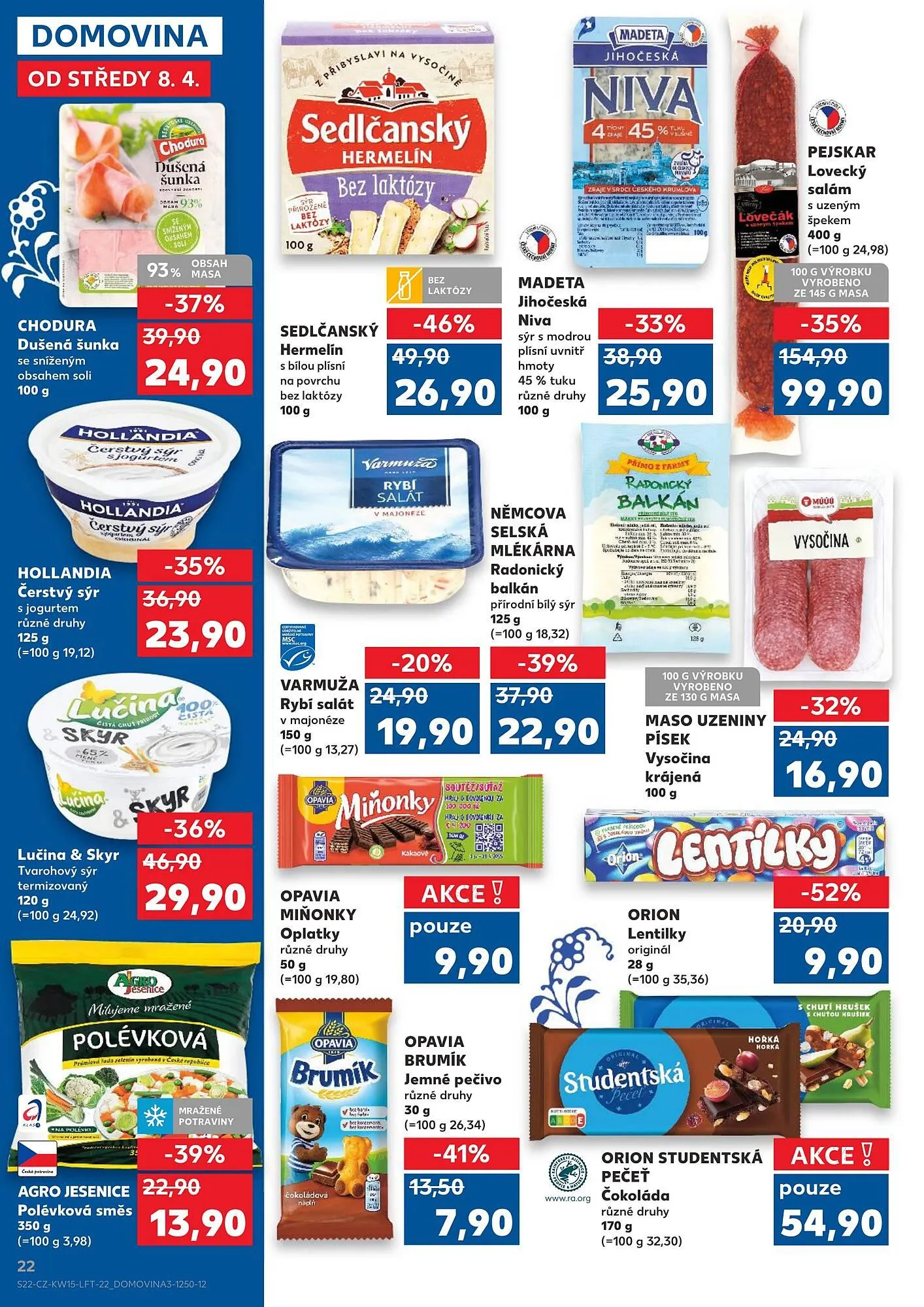 Kaufland leták - 8. dubna 14. dubna 2026 - Page 22
