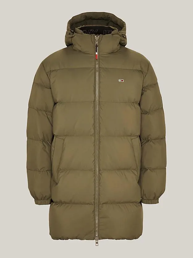 Essential Down Hooded Casual Fit Parka