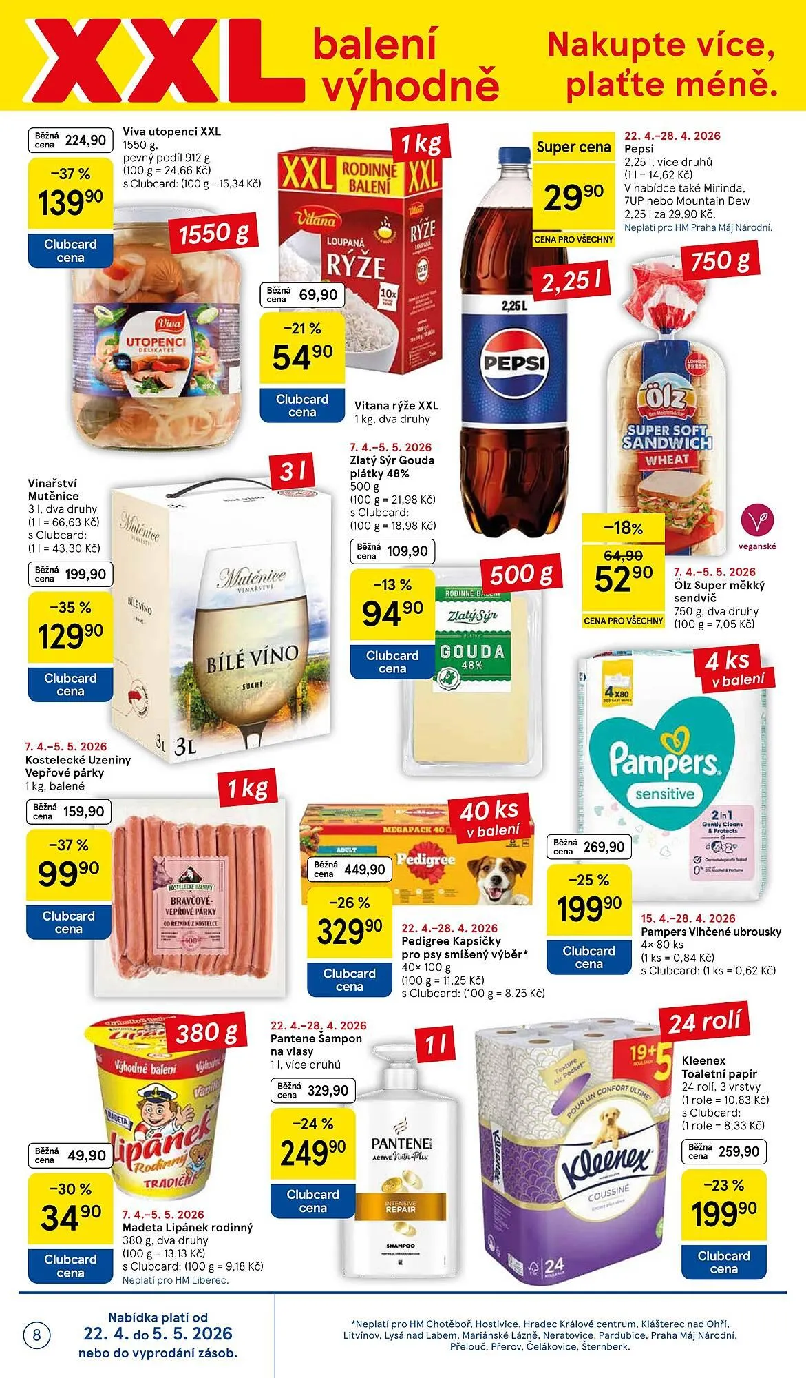 Tesco leták - 22. dubna 28. dubna 2026 - Page 8