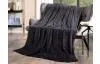 Flanelová deka Cashmere Dots 150x200 cm, černá