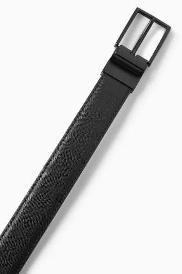 Pásek - imitace kůže - strukturovaný