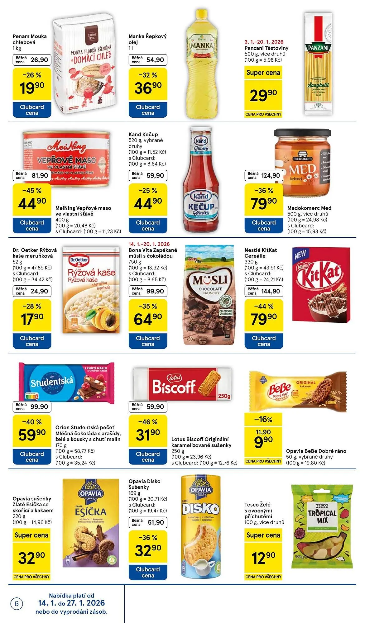 Tesco leták - 14. ledna 20. ledna 2026 - Page 6