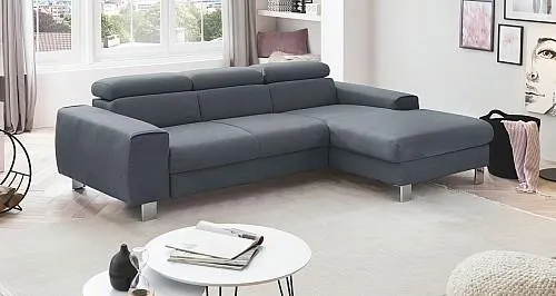 Sedací souprava ANGELA 2F-REC/BK + DÁREK konf. stolek F001