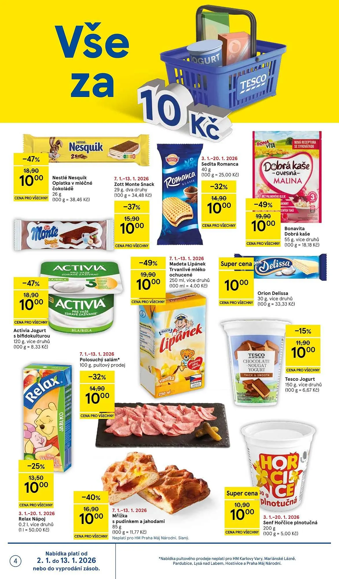 Tesco leták - 7. ledna 13. ledna 2026 - Page 4