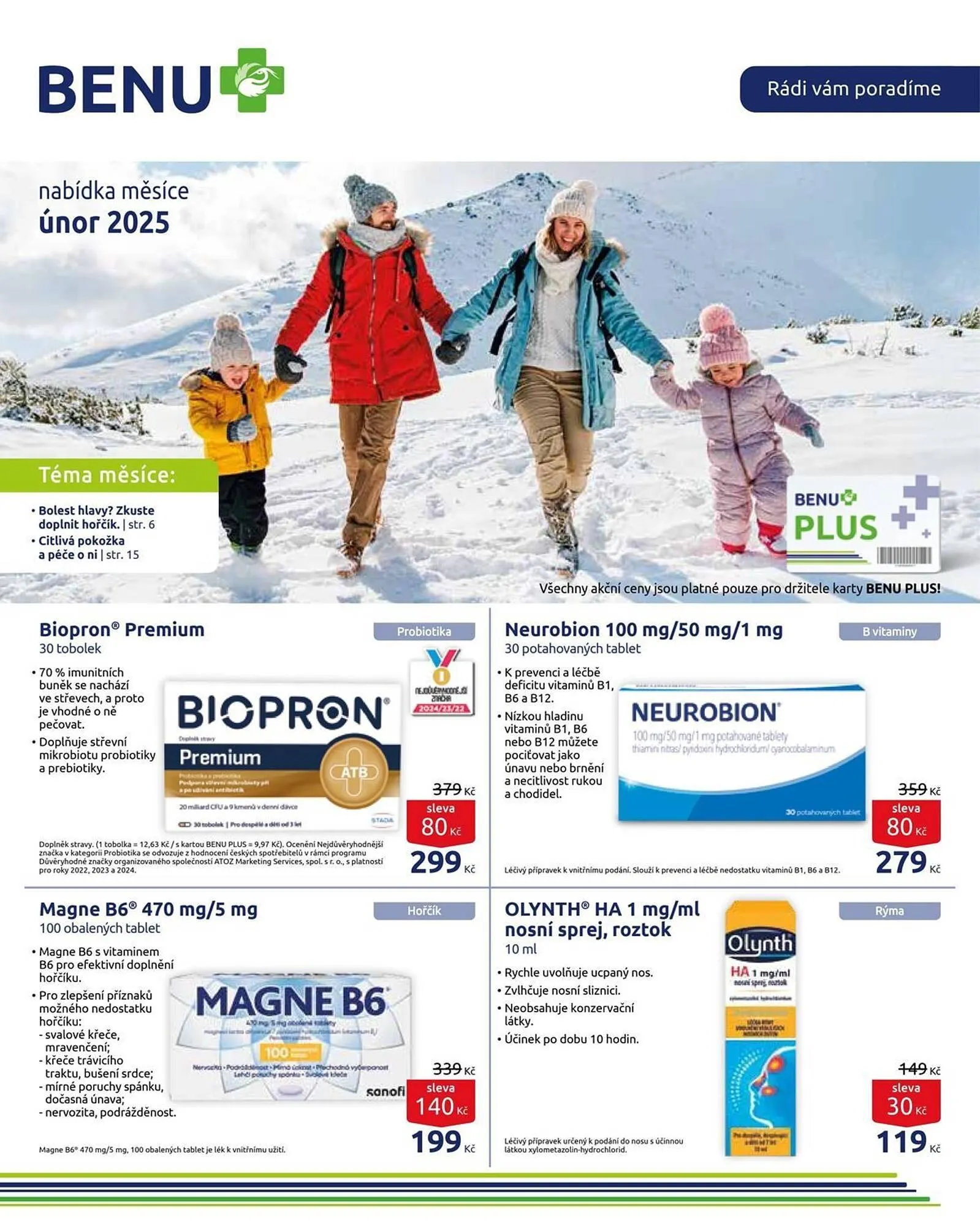 Benu leták - 1. února 28. února 2025 - Page 1