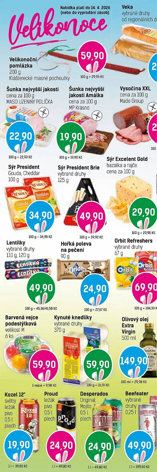 Konzum leták - 18. března 31. března 2026 - Page 2