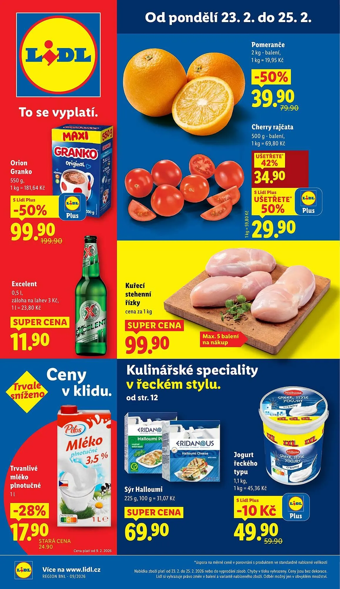 Lidl leták - 23. února 25. února 2026 - Page 1