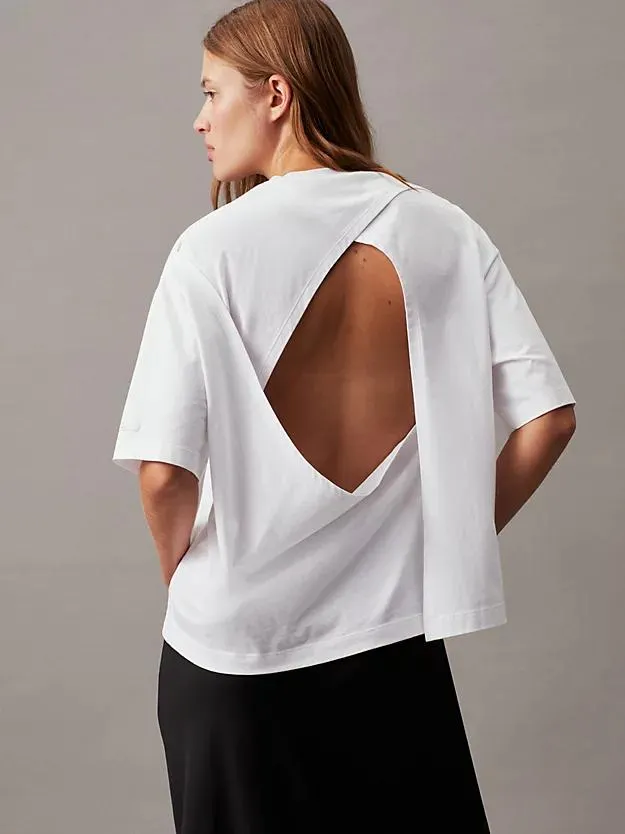 Slim Open Back Top
