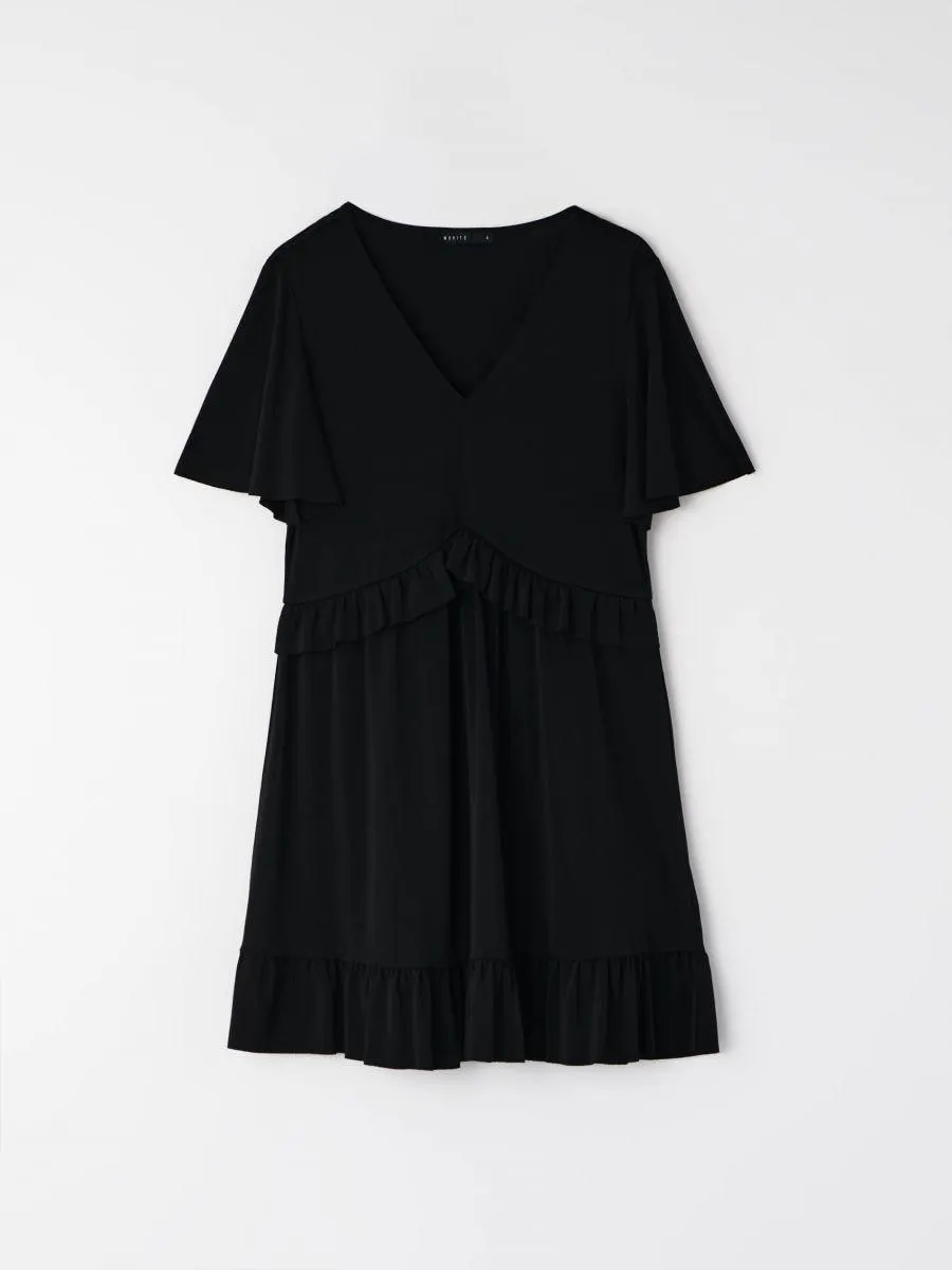 Rochie cu mânecă scurtă