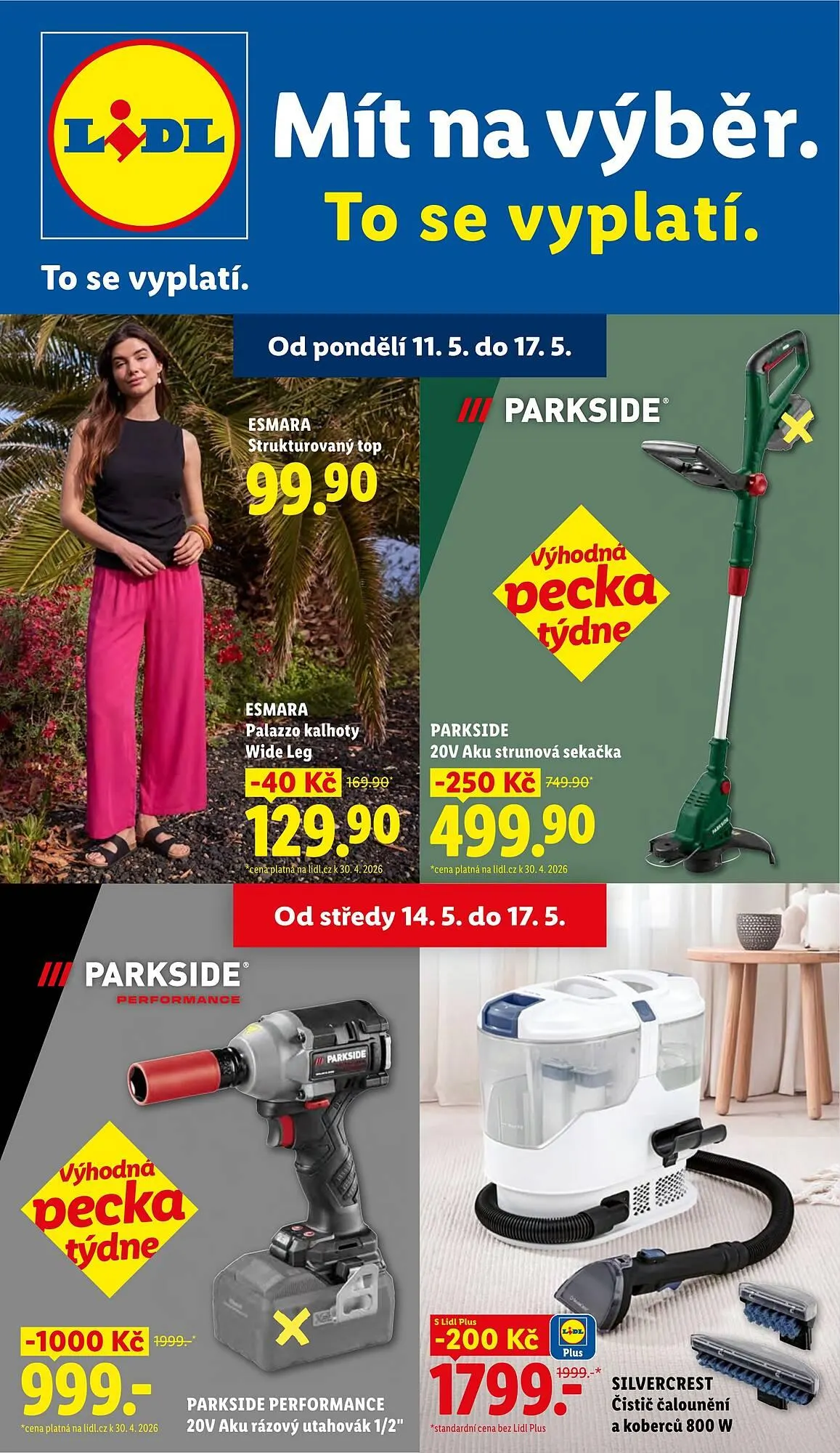 Lidl leták - 11. května 17. května 2026 - Page 1