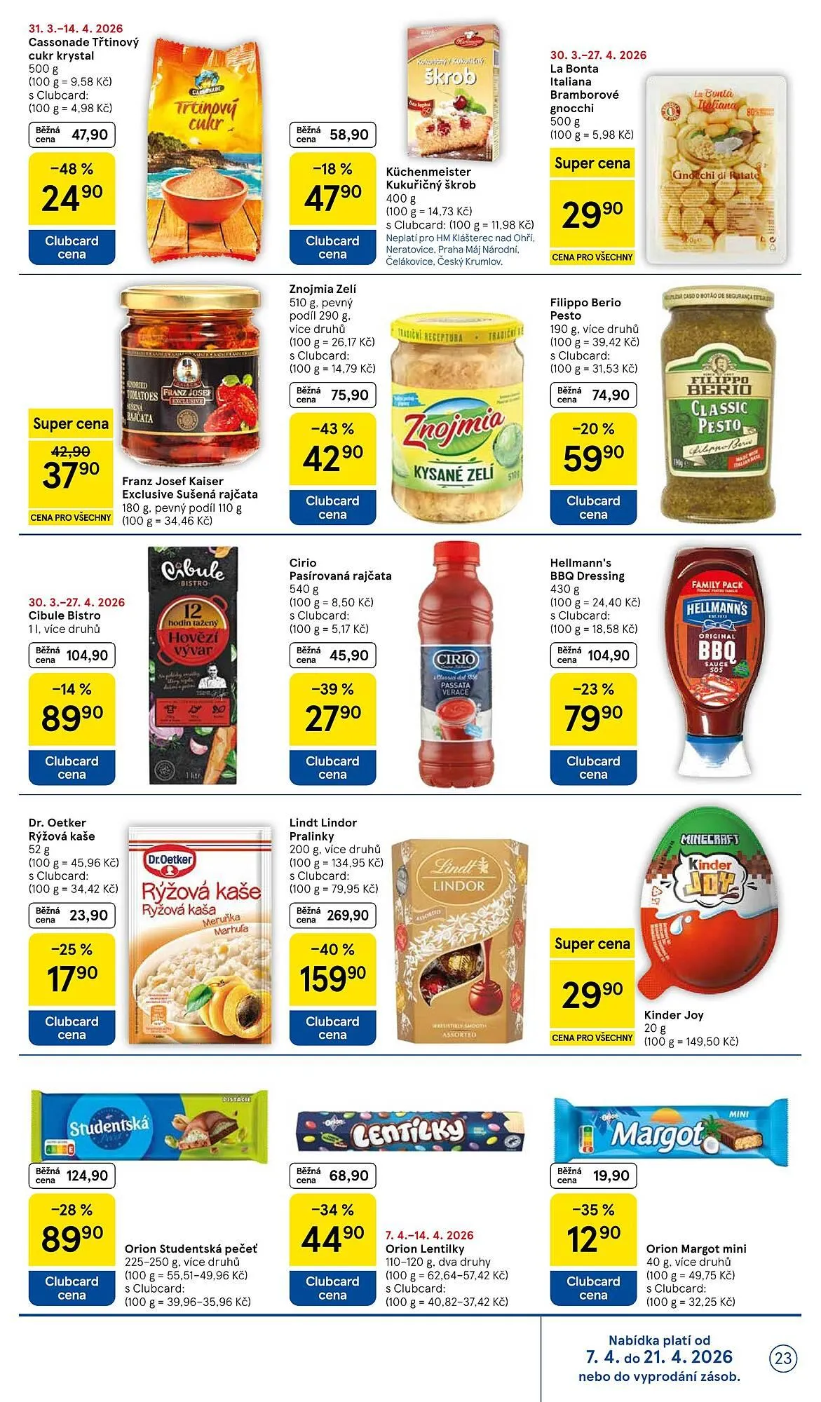 Tesco leták - 7. dubna 14. dubna 2026 - Page 23
