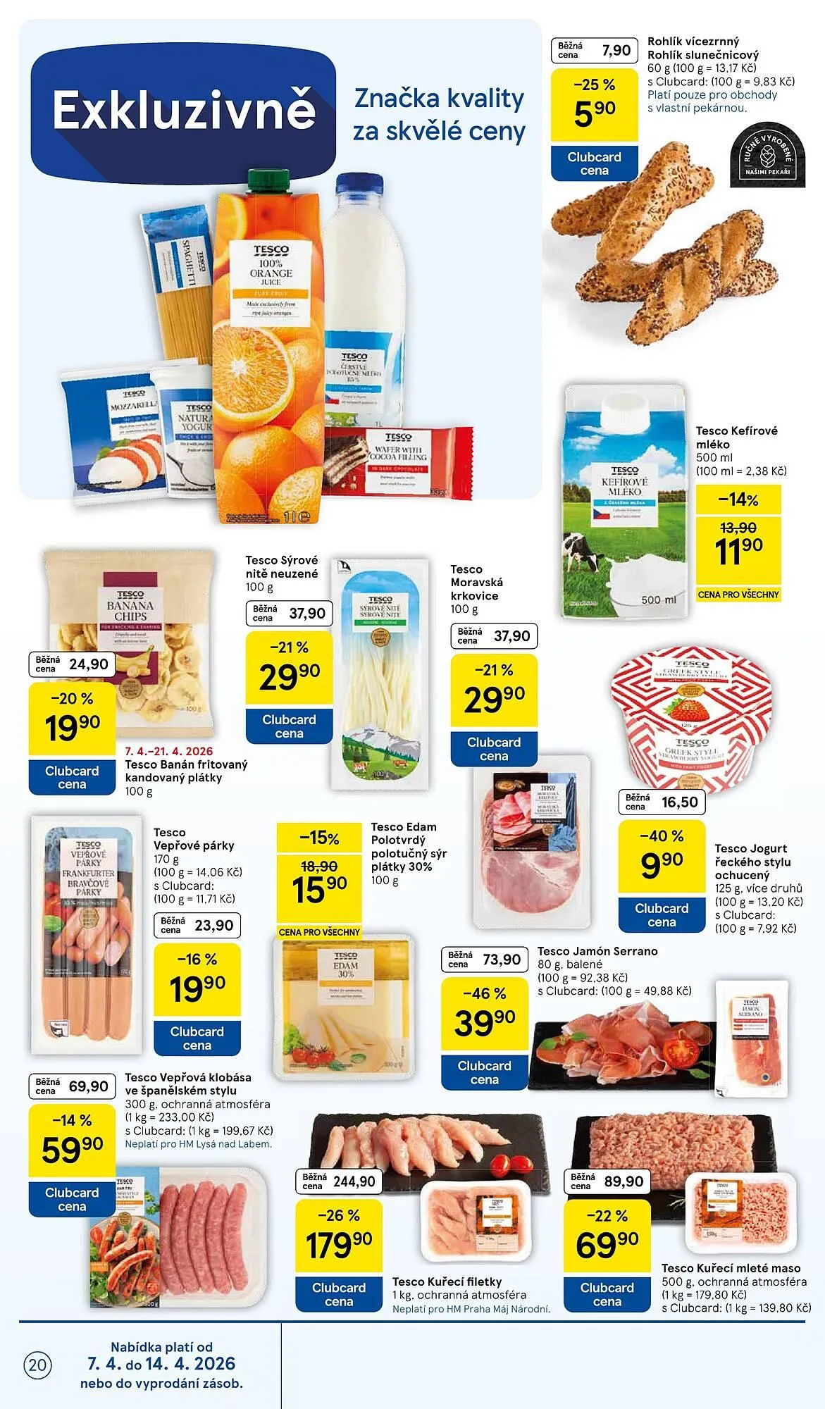 Tesco leták - 7. dubna 14. dubna 2026 - Page 20