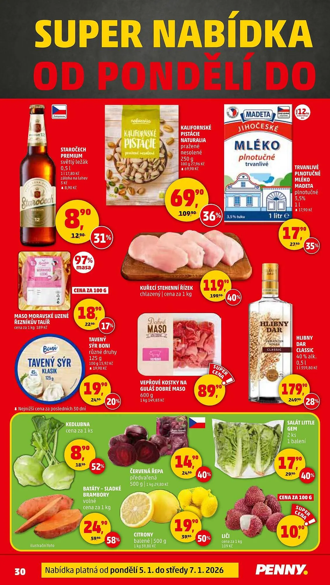 Penny Market leták - 2. ledna 7. ledna 2026 - Page 30