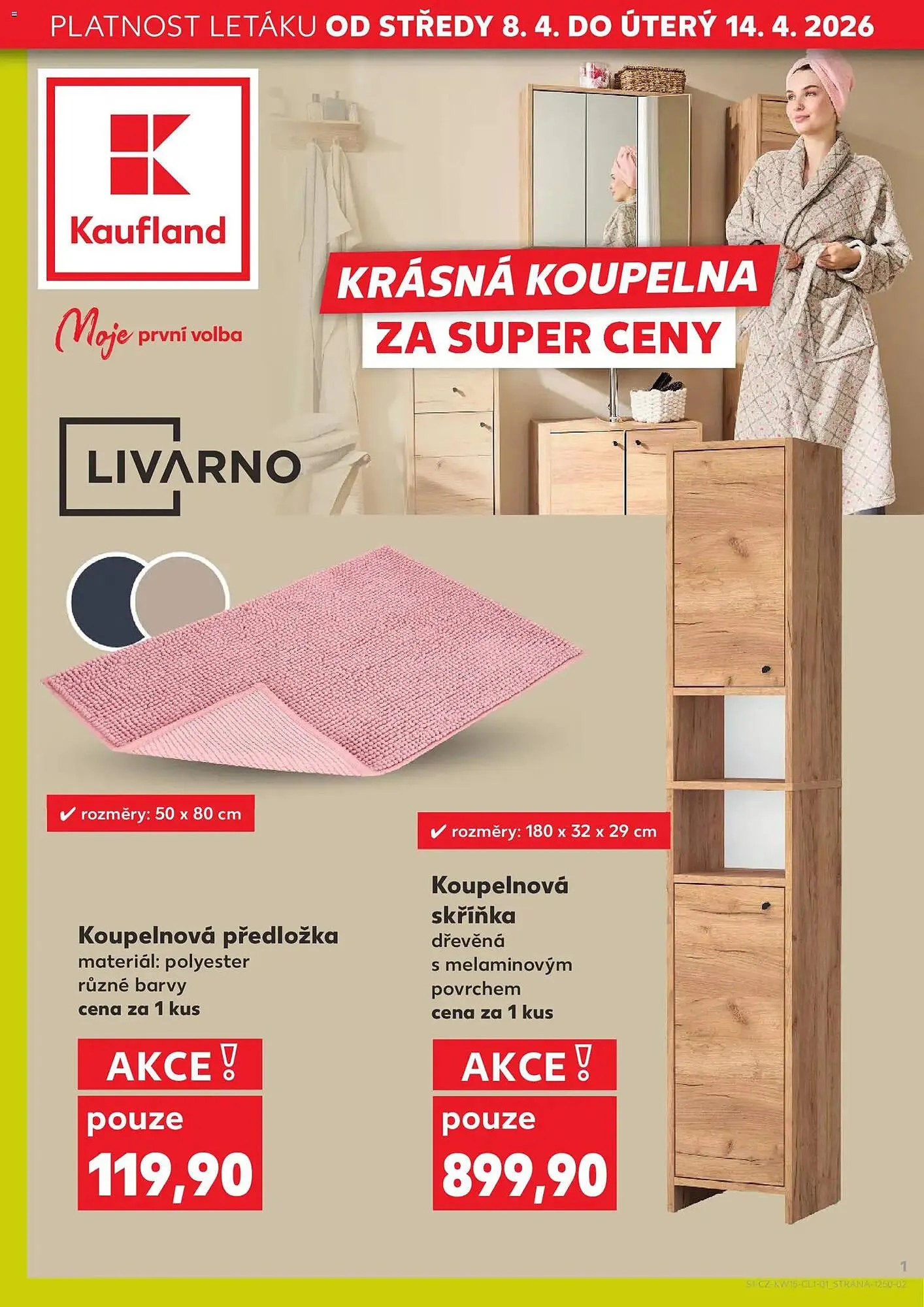 Kaufland leták - 8. dubna 14. dubna 2026 - Page 1