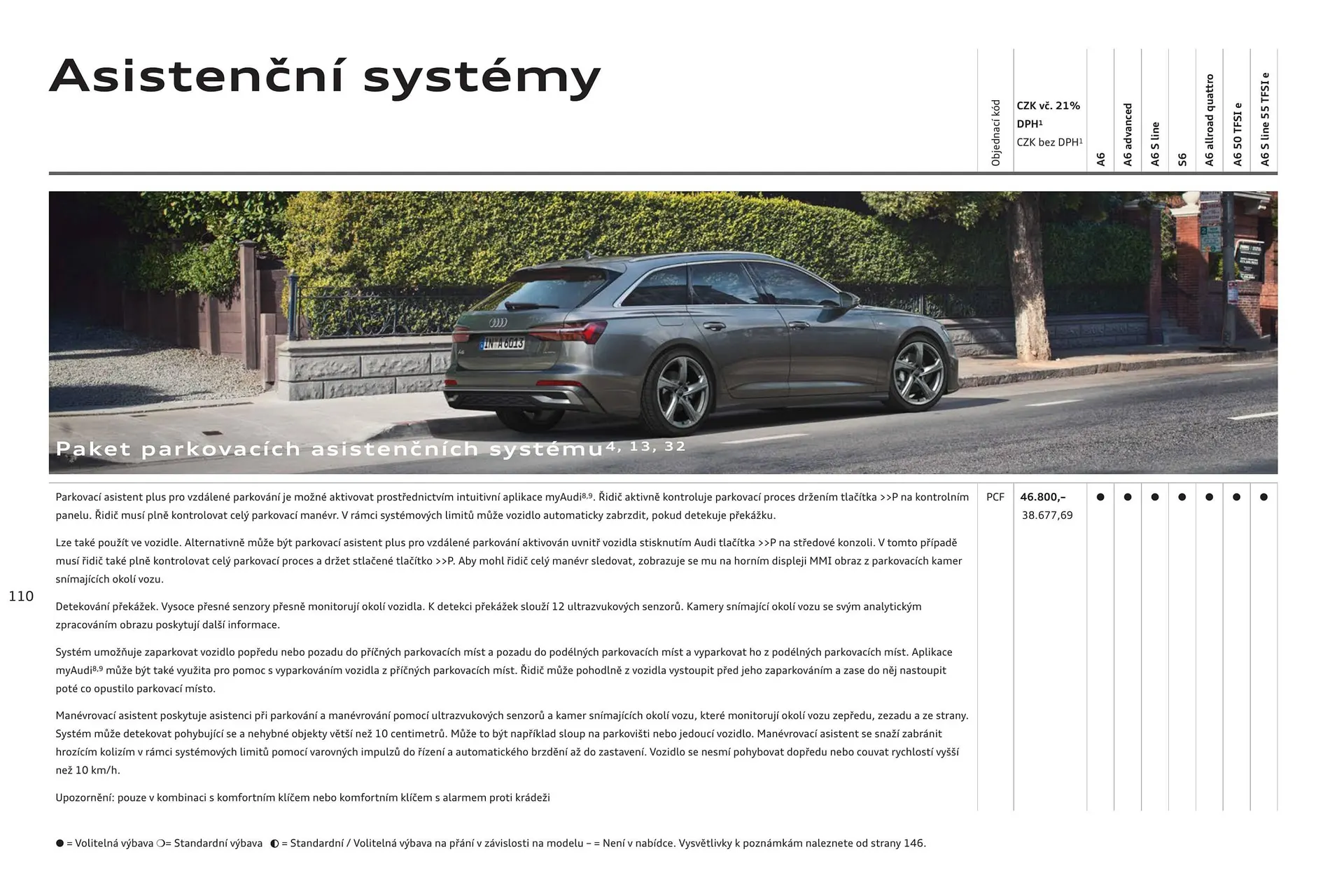 Audi A6 leták - 6. srpna 31. ledna 2025 - Page 110
