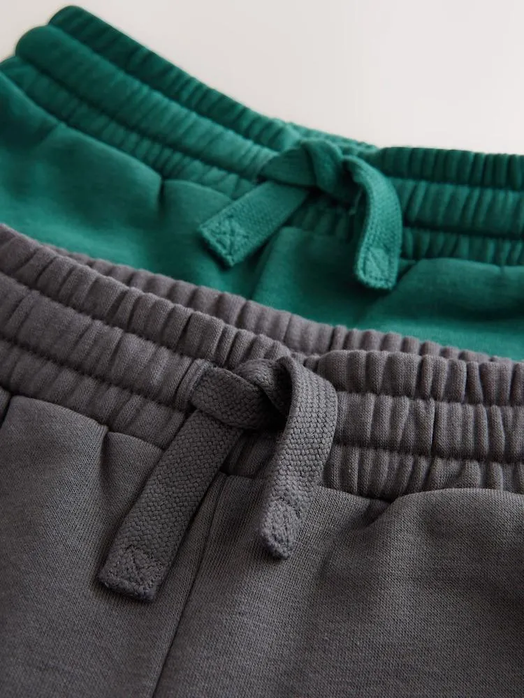 Charcoal Grey/Zelená - Sada 2 mikin a tepláků (3měsíců-7let)