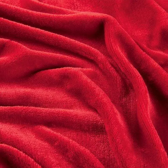 Napínací prostěradlo mikroplyš červené