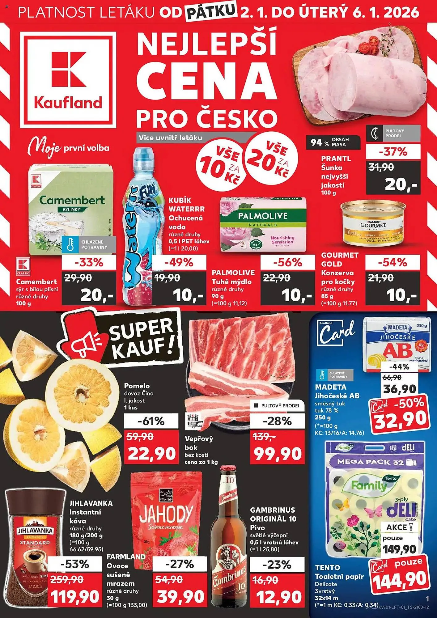 Kaufland leták - 2. ledna 6. ledna 2026 - Page 1