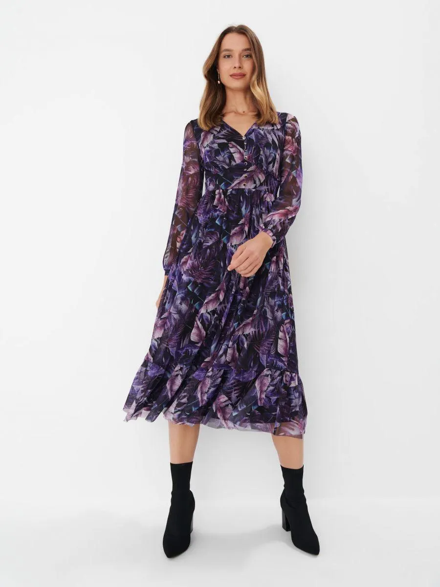 Květinové midi šaty