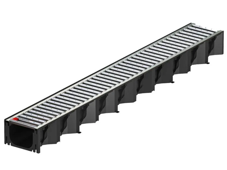 Žlab plastový HexaSelf 100cm s pozinkovaným roštem