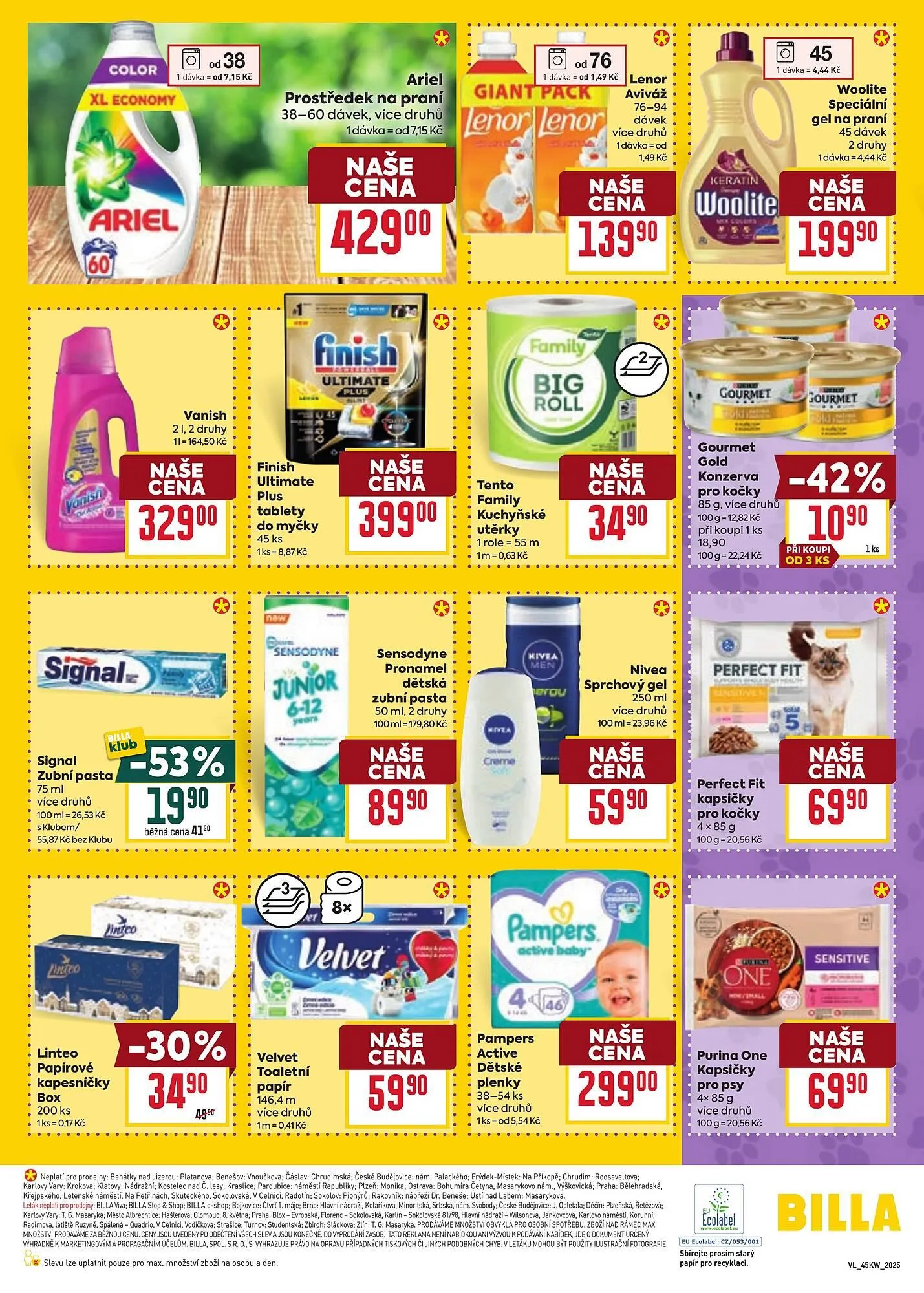 Billa leták - 5. listopadu 11. listopadu 2025 - Page 34
