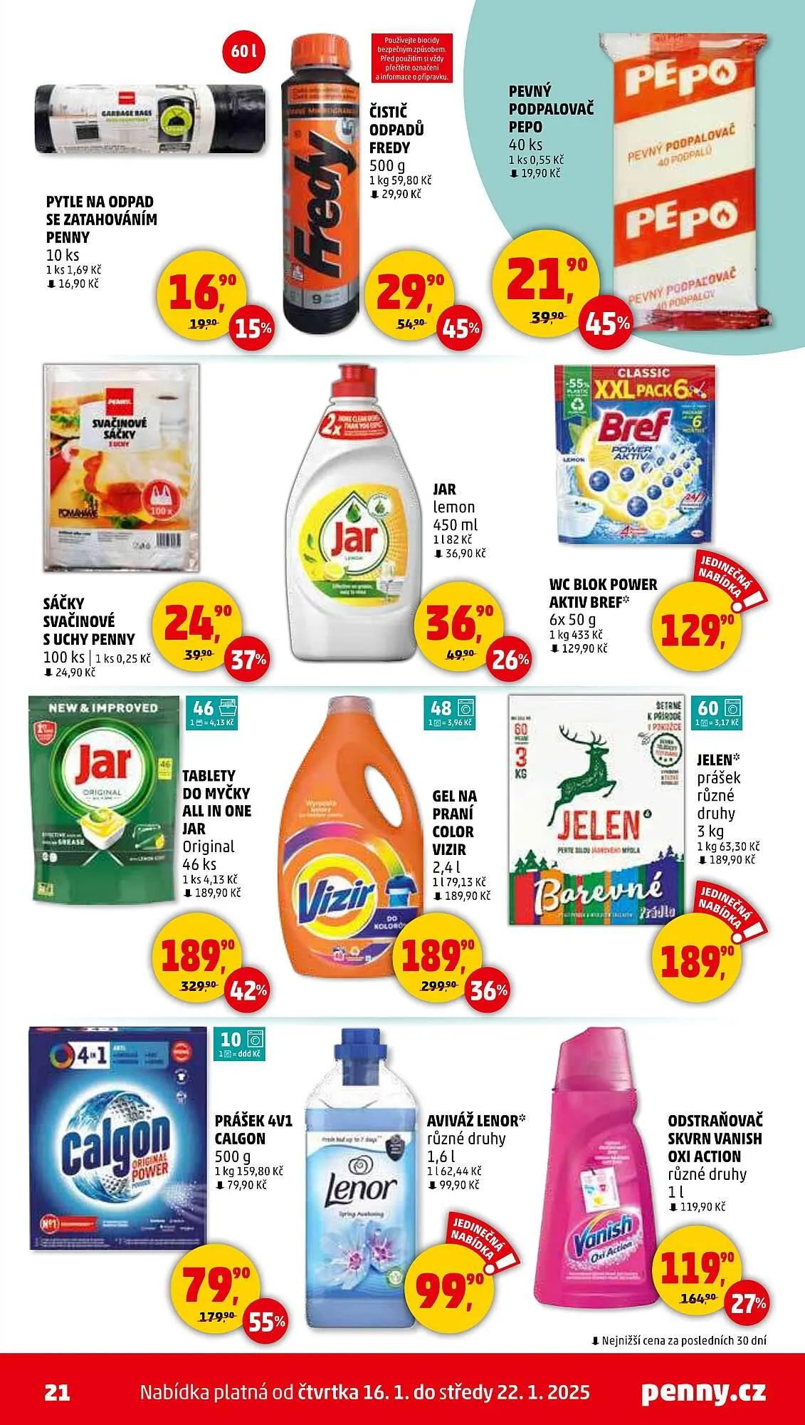 Penny Market leták - 16. ledna 22. ledna 2025 - Page 21