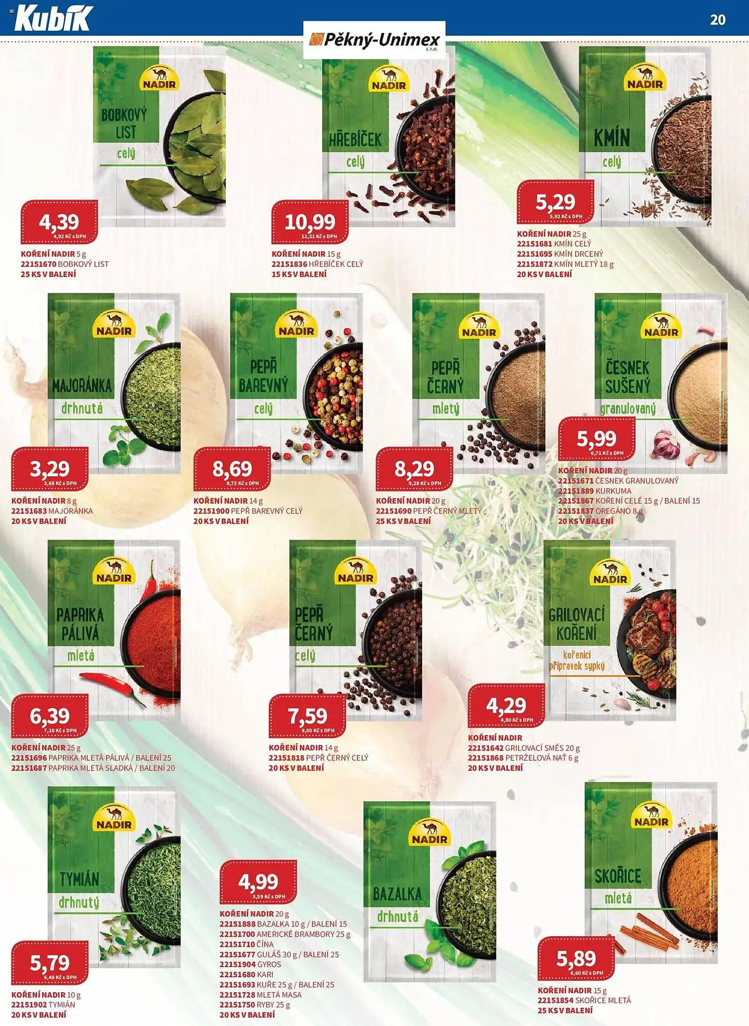 Kubík potraviny leták - 1. března 31. března 2026 - Page 20