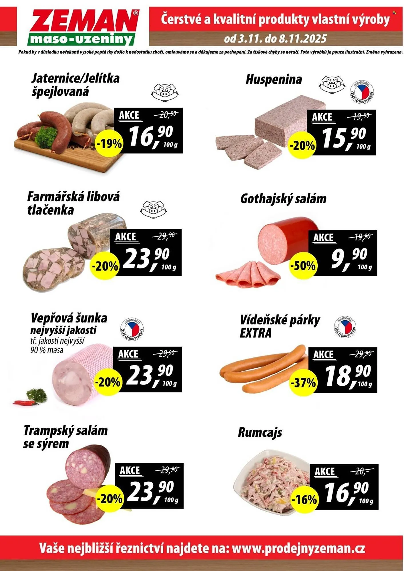 ZEMAN leták - 3. listopadu 8. listopadu 2025 - Page 2