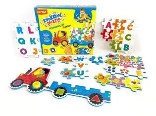 Zvukové puzzle - Písmenkový traktor (CZ/SK vydanie)