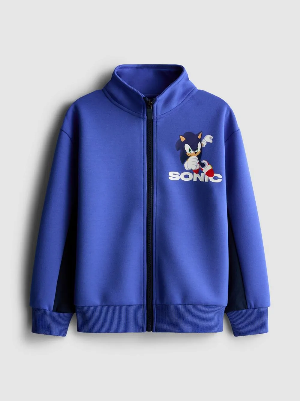 3–8 let | Mikina Ježek Sonic s rolákem a zipem