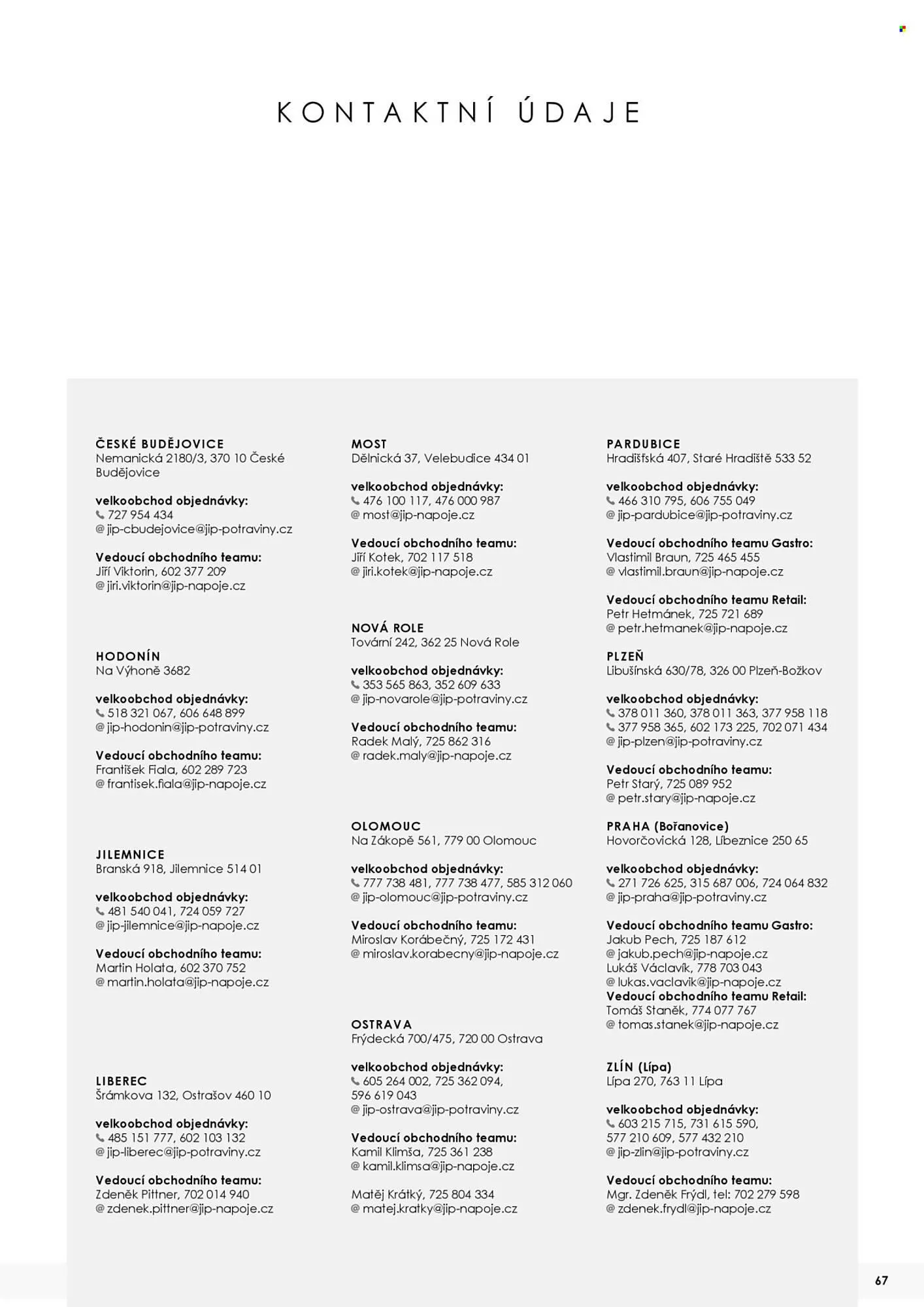 Jip leták - 7. května 31. prosince 2025 - Page 67