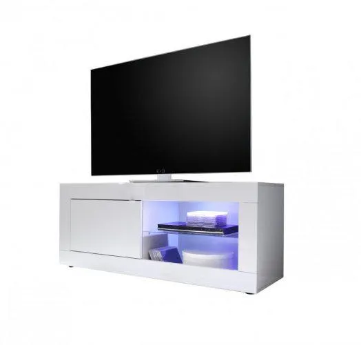 BASIC TV stolek, bílá
