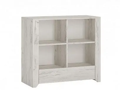 Rubio 44 Regál nízký Dub bělený
