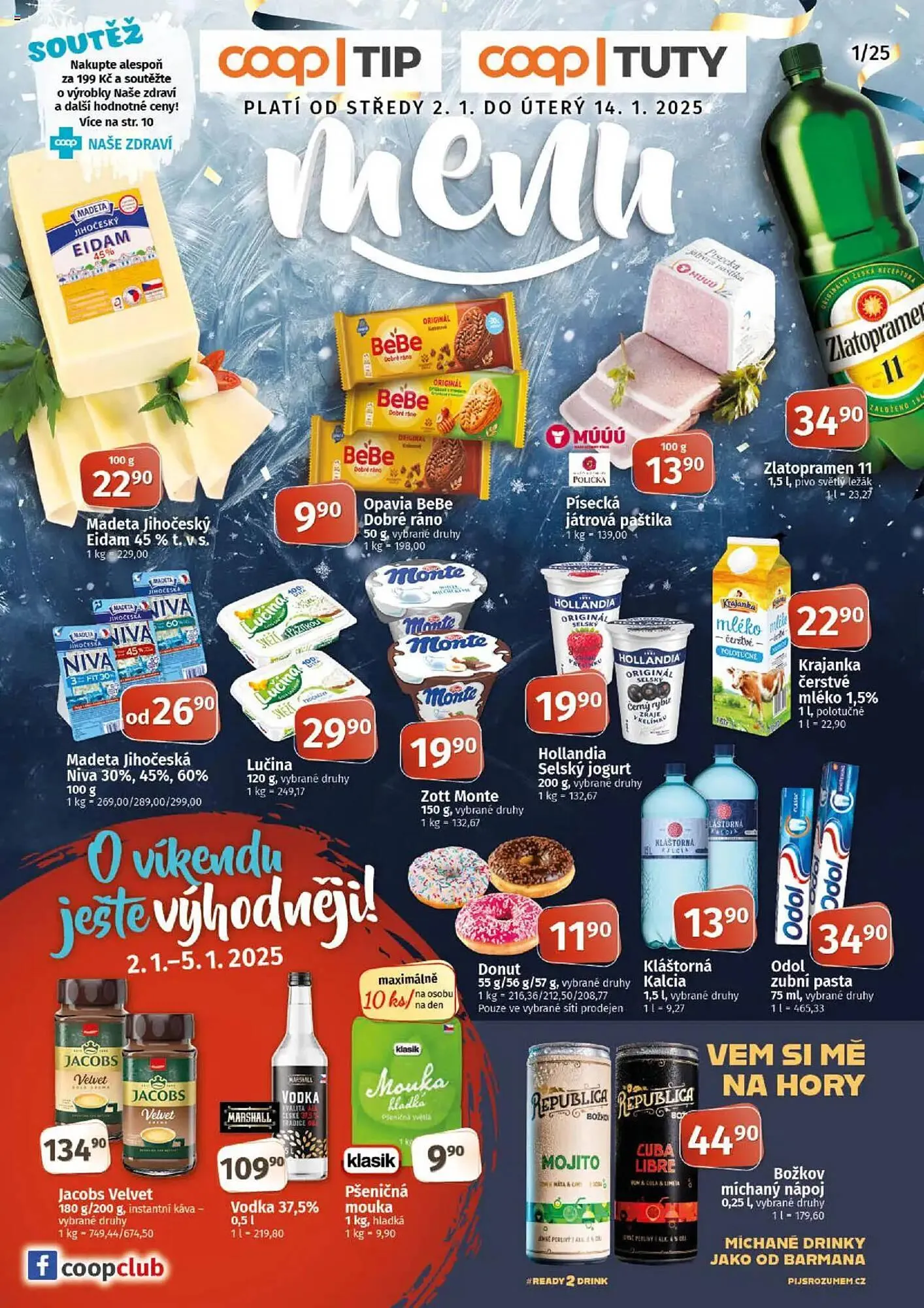 Coop leták - 2. ledna 14. ledna 2025 - Page 1
