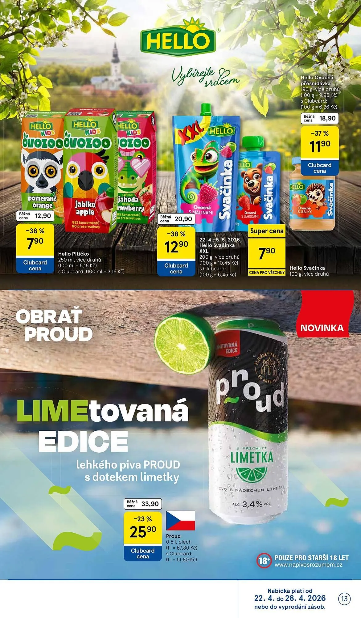 Tesco leták - 22. dubna 28. dubna 2026 - Page 13