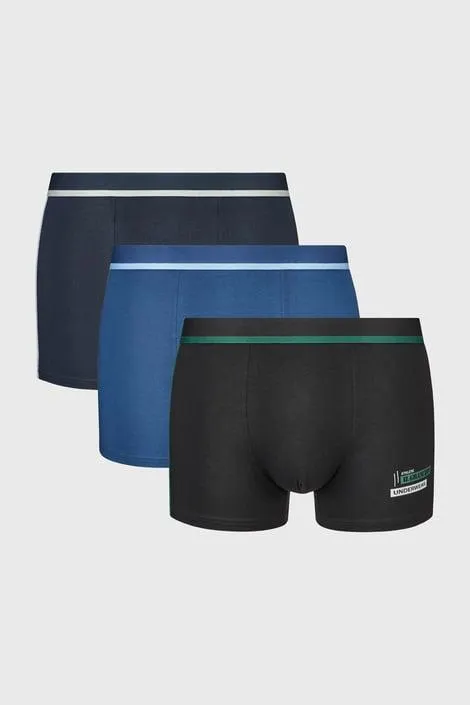 3PACK Bavlněné boxerky Salazar