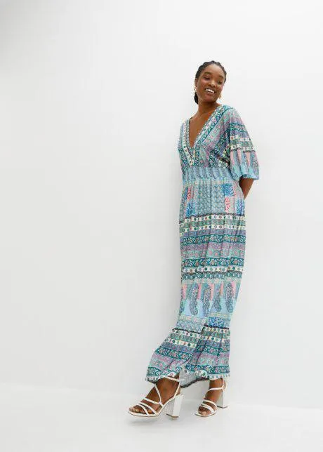 Dlouhé žerzejové šaty