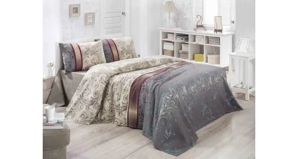 Dekorativní přehoz na postel, bavlna, 200 x 230 cm - II. jakost, POUZE OSOBNÍ ODBĚR