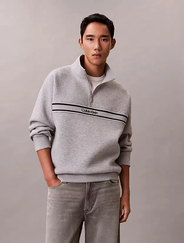 Spacer Relaxed Quarter Zip Sweatshirt