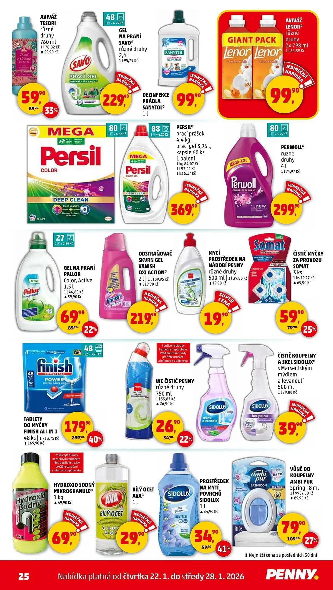 Penny Market leták - 22. ledna 28. ledna 2026 - Page 25