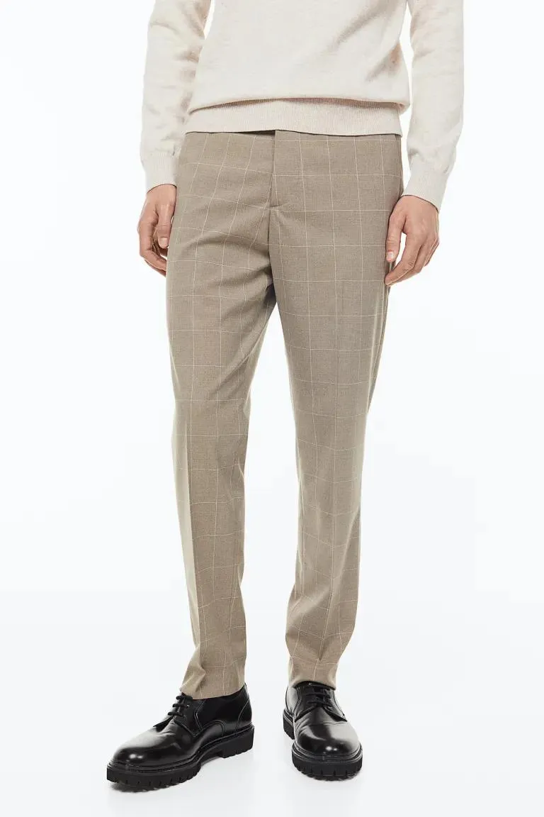 Společenské kalhoty Slim Fit