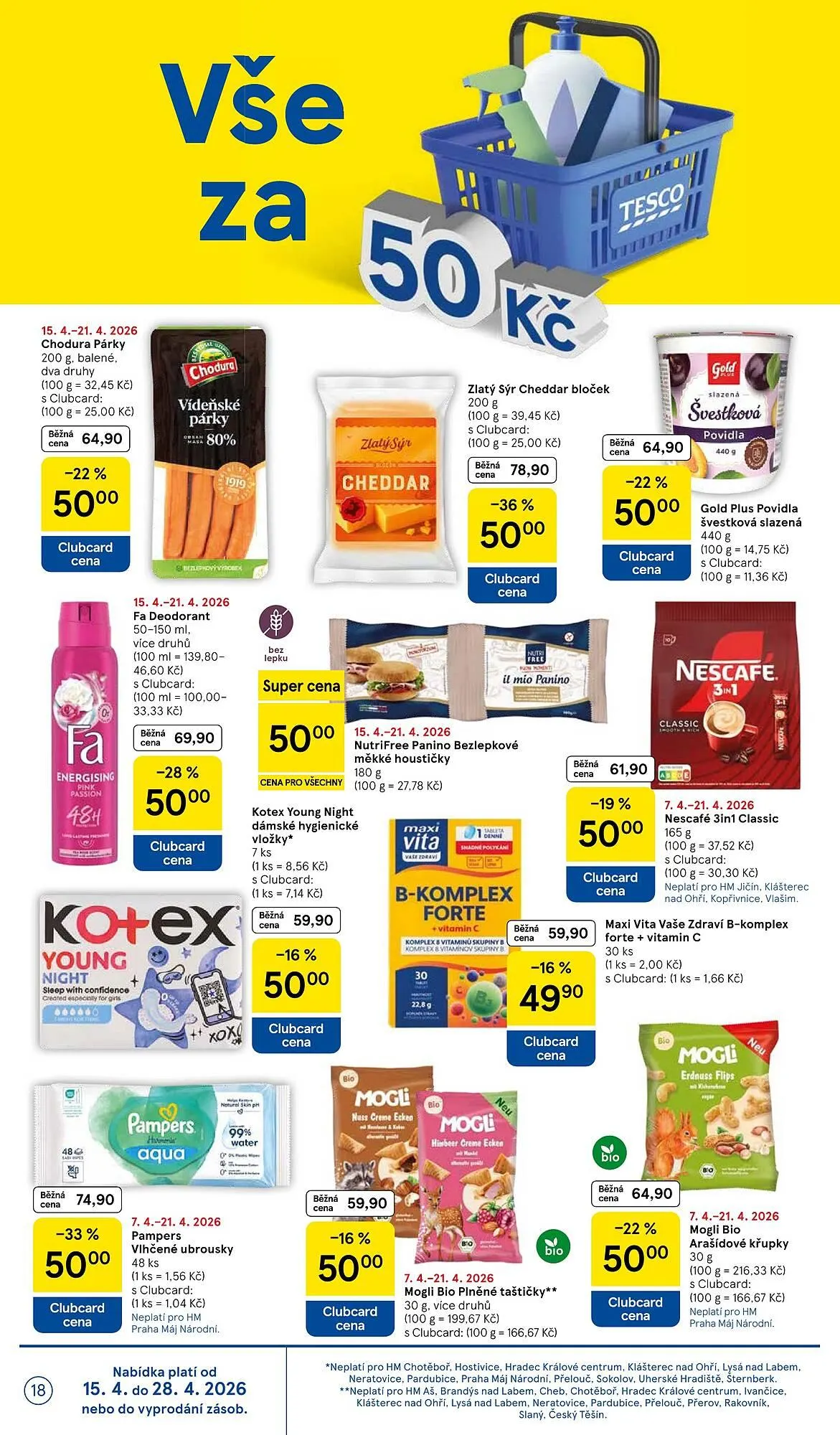 Tesco leták - 15. dubna 21. dubna 2026 - Page 18