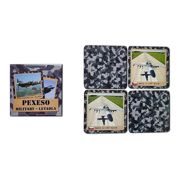 Wooky Pexeso retro Military Letadla