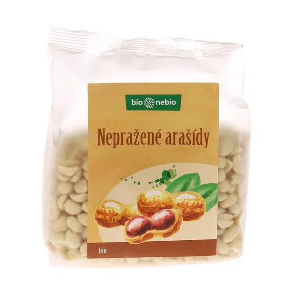 Arašídy loupané nepražené 200 g BIO BIO NEBIO