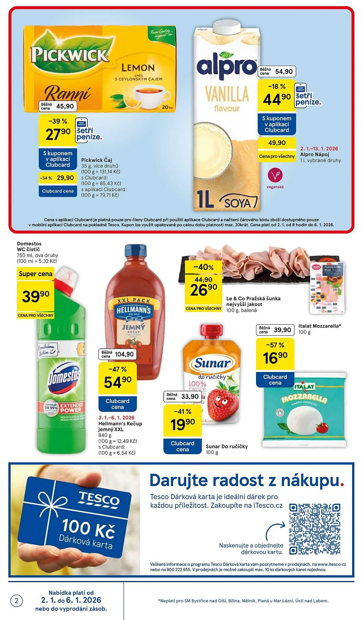 Tesco leták - 2. ledna 6. ledna 2026 - Page 2