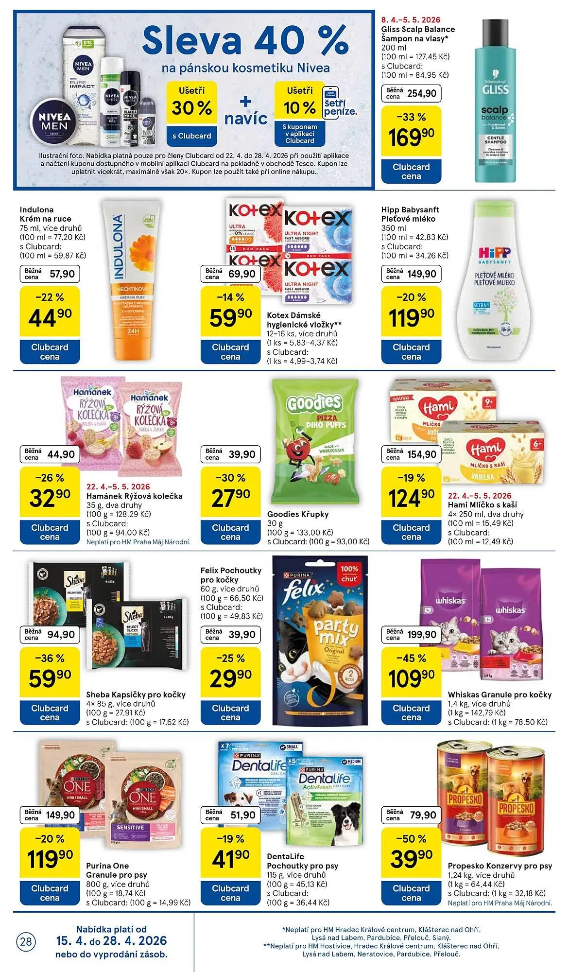 Tesco leták - 22. dubna 28. dubna 2026 - Page 28