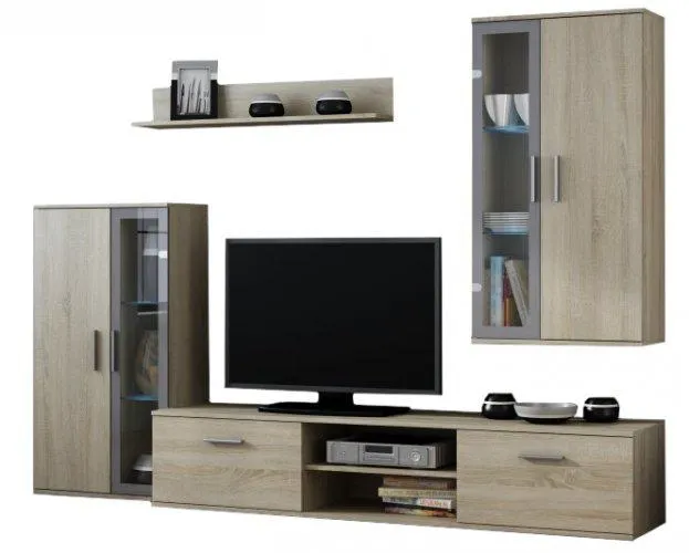 DORA obývací stěna, dub