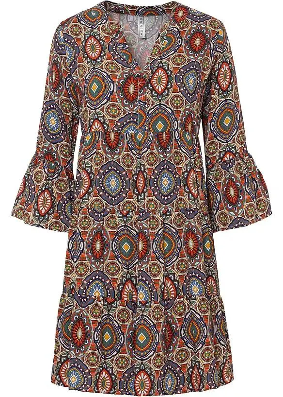 Minišaty ze splývavé viskózy